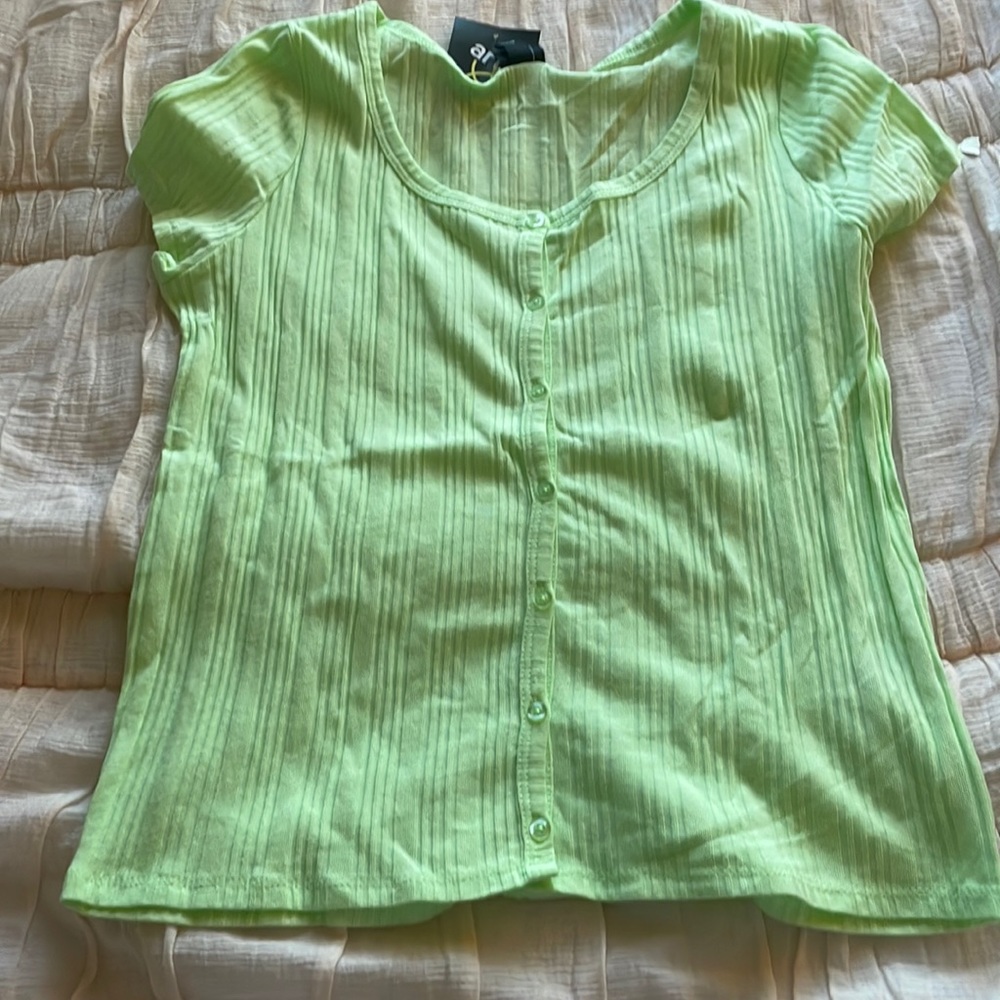 Art Class - Light Green - Buttoned - XL (14-16) - Kids - Shirt